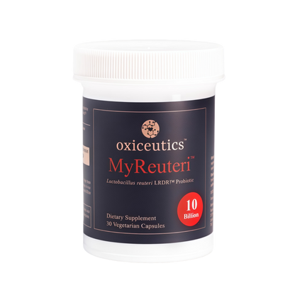 MyReuteri™ 10 Billion CFU Probiotic – Foundational-Strength L. reuteri LRDR™ + FOS Prebiotic – by Dr. William Davis – Makes Yogurt-Like Superfood – 30 Veg Capsules