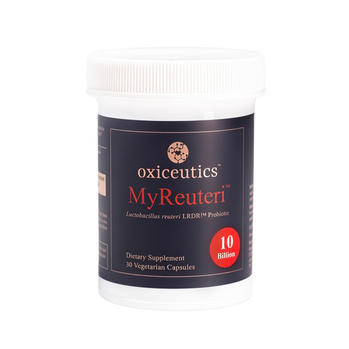 MyReuteri™ 10 Billion CFU Probiotic – Foundational-Strength L. reuteri LRDR™ + FOS Prebiotic – by Dr. William Davis – Makes Yogurt-Like Superfood – 30 Veg Capsules